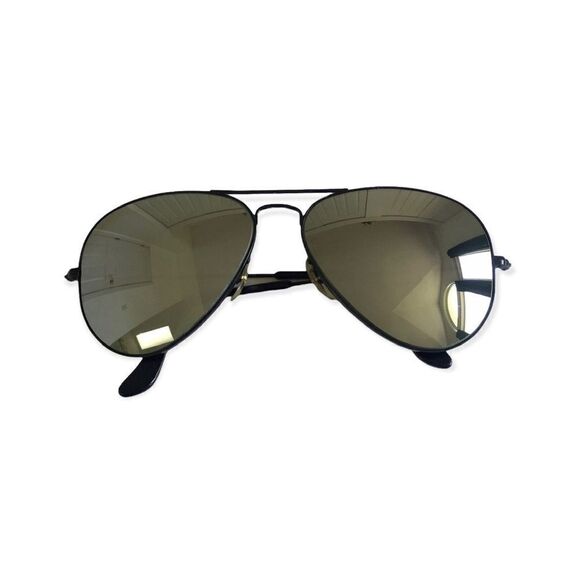 🔃Ray Ban Aviator Polarized Metal Frame Vintage Black Sunglasses - Picture 5 of 9